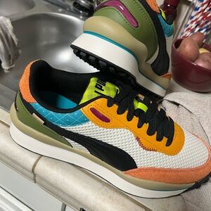 Puma Colorful Athletic Sneakers